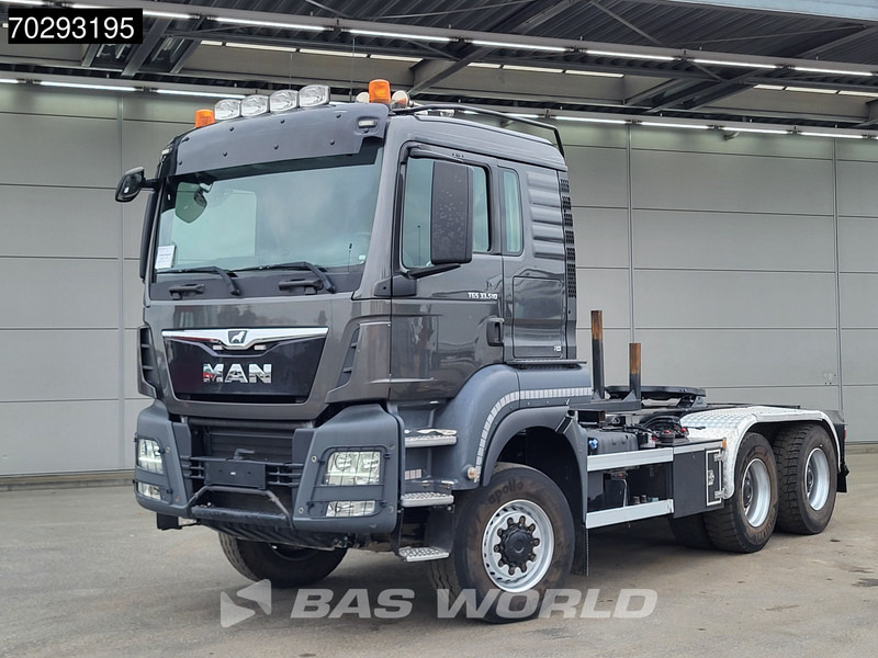 Abrollkipper MAN TGS 33.510 TGS 6X6 20t AJK hooklift with 5th wheel Wechselsystem Retarder Automatic Euro 6: das Bild 7