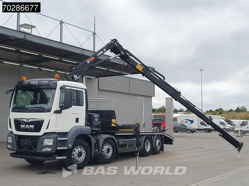 MAN TGS 35.360 8X2 HIAB X-Hiduo 158 BS-3 Crane Lift+lenkasche Machine transporter Euro 6 - Autotransporter LKW, Autokran: das Bild 5 MAN TGS 35.360 8X2 HIAB X-Hiduo 158 BS-3 Crane Lift+lenkasche Machine transporter Euro 6 - Autotransporter LKW, Autokran: das Bild 5