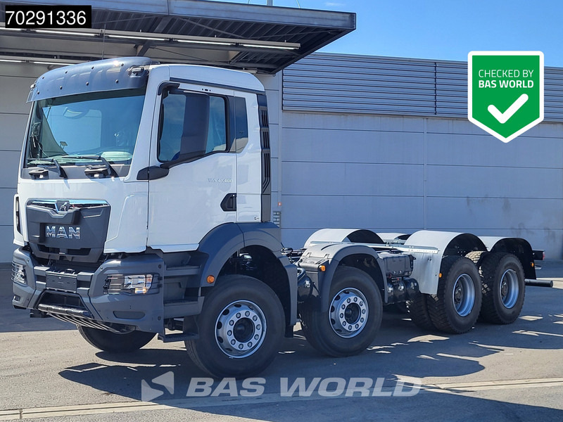 MAN TGS 41.400 8X4 New! Steelsuspension Big-Axle Manual Euro 2 - Fahrgestell LKW: das Bild 1 MAN TGS 41.400 8X4 New! Steelsuspension Big-Axle Manual Euro 2 - Fahrgestell LKW: das Bild 1