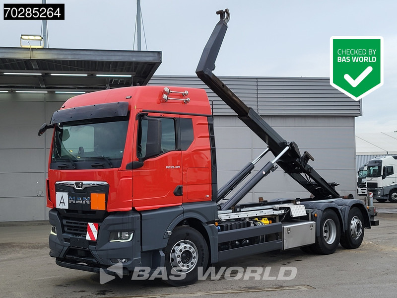 MAN TGX26.470 TGX 6X2 21 Tonnes VDL hooklift ADR Retarder Lift+Lenkachse ACC Navi Euro 6 - Abrollkipper: das Bild 1 MAN TGX26.470 TGX 6X2 21 Tonnes VDL hooklift ADR Retarder Lift+Lenkachse ACC Navi Euro 6 - Abrollkipper: das Bild 1