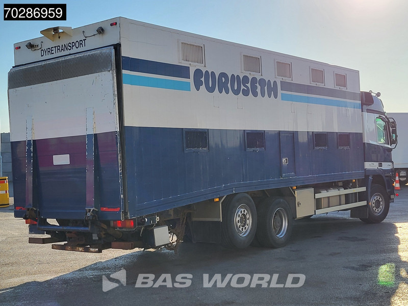 Tiertransporter LKW Mercedes-Benz Actros 2541 Actros 6X2 Retarder Lift+Lenkachse Ladebordwand Euro 4: das Bild 7