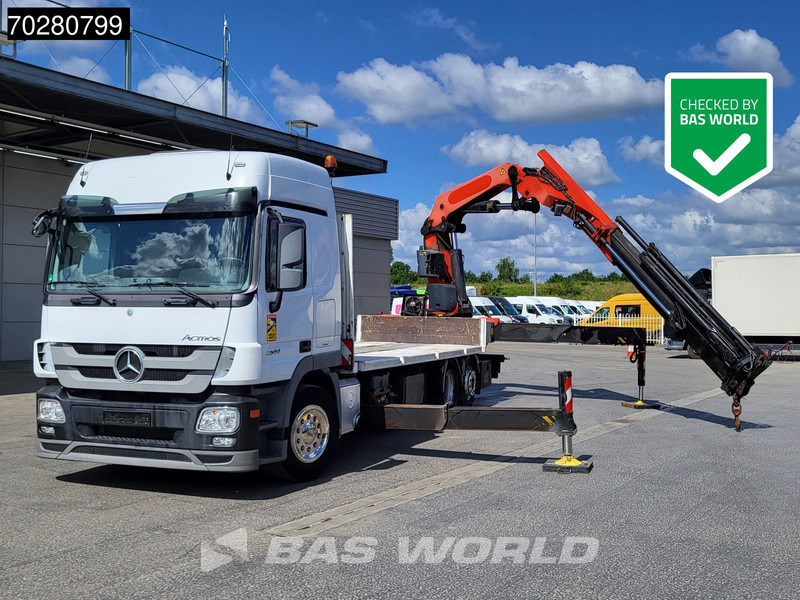 Mercedes-Benz Actros 2544 6X2 Palfinger PK53002SH Kran Crane Lift-Lenkachse Euro 5 - Pritsche LKW, Autokran: das Bild 1 Mercedes-Benz Actros 2544 6X2 Palfinger PK53002SH Kran Crane Lift-Lenkachse Euro 5 - Pritsche LKW, Autokran: das Bild 1