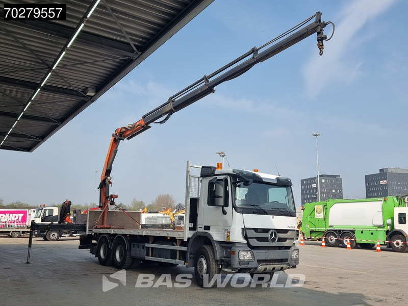 Mercedes-Benz Actros 2641 6X4 Palfinger PK18002-EH Remote Full Steel Euro 5 - Pritsche LKW, Autokran: das Bild 3 Mercedes-Benz Actros 2641 6X4 Palfinger PK18002-EH Remote Full Steel Euro 5 - Pritsche LKW, Autokran: das Bild 3