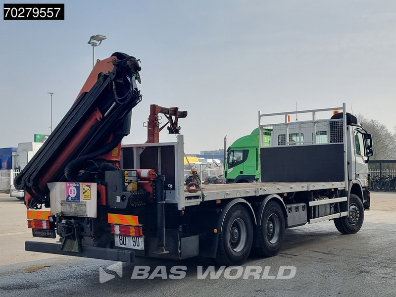 Pritsche LKW, Autokran Mercedes-Benz Actros 2641 6X4 Palfinger PK18002-EH Remote Full Steel Euro 5: das Bild 9
