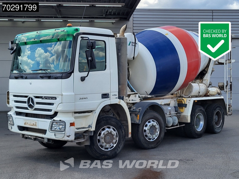 Mercedes-Benz Actros 3241 8X4 9m3 Schwing Stetter Retarder Big-Axle Steelsuspension 3-Pedals Euro 4 - Fahrmischer: das Bild 1 Mercedes-Benz Actros 3241 8X4 9m3 Schwing Stetter Retarder Big-Axle Steelsuspension 3-Pedals Euro 4 - Fahrmischer: das Bild 1