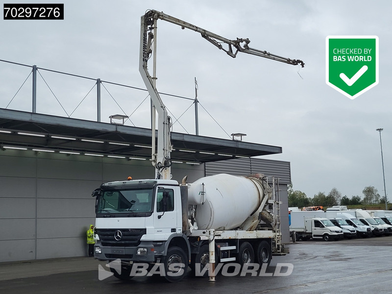 Mercedes-Benz Actros 3241 8X4 SCHWING FBP 21-100 PUMI 7m3 Mixer 3-Pedals Big-Axle Euro 4 - Betonpumpe: das Bild 1 Mercedes-Benz Actros 3241 8X4 SCHWING FBP 21-100 PUMI 7m3 Mixer 3-Pedals Big-Axle Euro 4 - Betonpumpe: das Bild 1