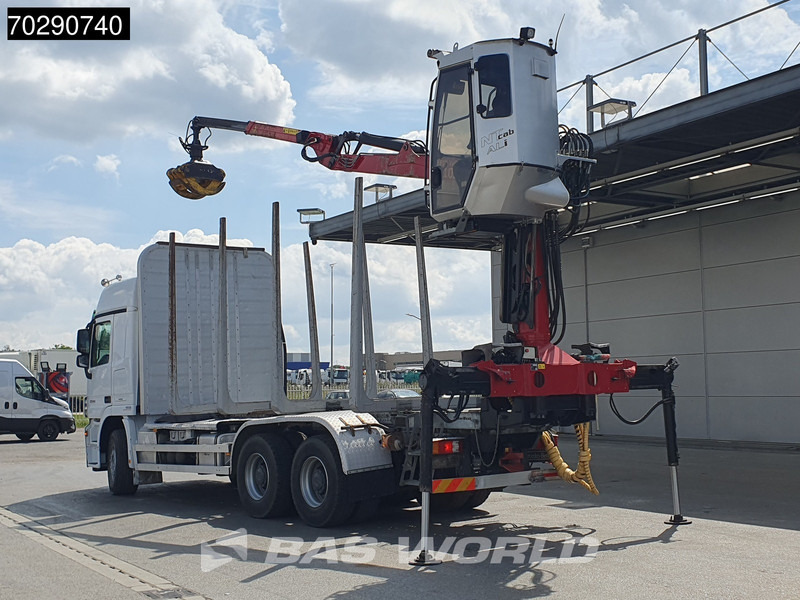 Mercedes-Benz Actros 3346 6X4 Original KM's! FTG V10CX.81 Kran Crane Holztransport Big-Axle Steelsuspension - Holztransporter, Autokran: das Bild 2 Mercedes-Benz Actros 3346 6X4 Original KM's! FTG V10CX.81 Kran Crane Holztransport Big-Axle Steelsuspension - Holztransporter, Autokran: das Bild 2