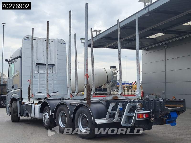 Mercedes-Benz Actros 3563 8X4 Timber truck wood transport Big-Axle Lift+Lenkachse Euro 6 - Holztransporter: das Bild 2 Mercedes-Benz Actros 3563 8X4 Timber truck wood transport Big-Axle Lift+Lenkachse Euro 6 - Holztransporter: das Bild 2