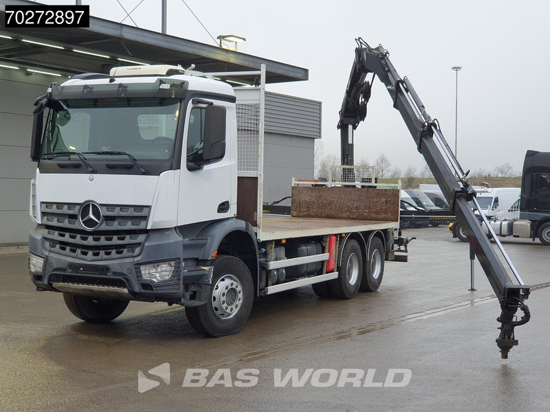 Mercedes-Benz Arocs 2636 6X4 Hiab 144 E-3 Hipro Kran Crane Remote Full Steel Euro 6 - Pritsche LKW, Autokran: das Bild 3 Mercedes-Benz Arocs 2636 6X4 Hiab 144 E-3 Hipro Kran Crane Remote Full Steel Euro 6 - Pritsche LKW, Autokran: das Bild 3
