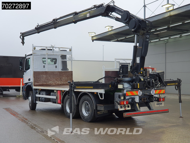 Mercedes-Benz Arocs 2636 6X4 Hiab 144 E-3 Hipro Kran Crane Remote Full Steel Euro 6 - Pritsche LKW, Autokran: das Bild 3 Mercedes-Benz Arocs 2636 6X4 Hiab 144 E-3 Hipro Kran Crane Remote Full Steel Euro 6 - Pritsche LKW, Autokran: das Bild 3