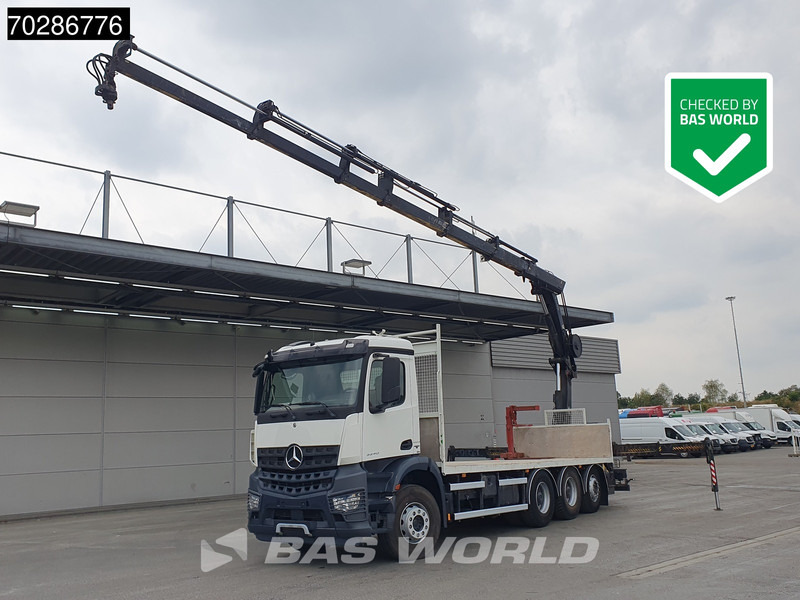 Mercedes-Benz Arocs 3240 8X4 HIAB 211E-6 HIPRO Big-Axle Lift+Steering Navi Euro 6 - Pritsche LKW, Autokran: das Bild 1 Mercedes-Benz Arocs 3240 8X4 HIAB 211E-6 HIPRO Big-Axle Lift+Steering Navi Euro 6 - Pritsche LKW, Autokran: das Bild 1