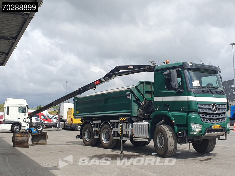 Mercedes-Benz Arocs 3342 Arocs 6X6 NL-Truck HMF 1643 Z-Crane Kran Steering Axle Big-Axle Euro 6 - Kipper, Autokran: das Bild 5 Mercedes-Benz Arocs 3342 Arocs 6X6 NL-Truck HMF 1643 Z-Crane Kran Steering Axle Big-Axle Euro 6 - Kipper, Autokran: das Bild 5