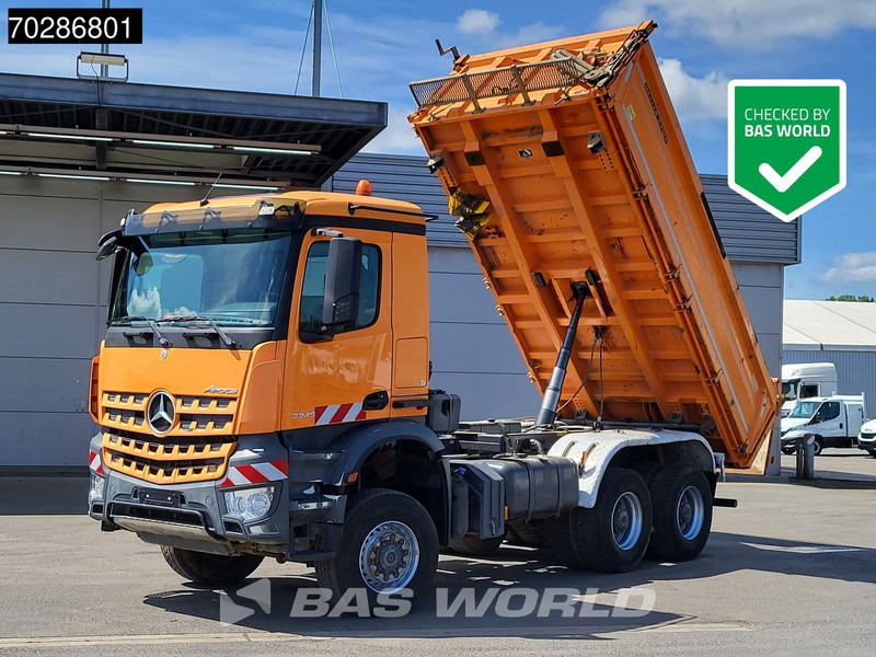 Mercedes-Benz Arocs 3345 6X6 11m3 Meiller Mixer Steelsuspension Big-Axle Euro 6 - Kipper: das Bild 1 Mercedes-Benz Arocs 3345 6X6 11m3 Meiller Mixer Steelsuspension Big-Axle Euro 6 - Kipper: das Bild 1