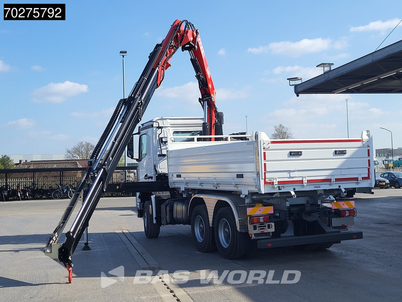 Mercedes-Benz Arocs 3348 6X4 Fasi F195A.2.24 Kran 3 sided tipper 9m3 Big-Axle Navi Euro 6 - Kipper, Autokran: das Bild 5 Mercedes-Benz Arocs 3348 6X4 Fasi F195A.2.24 Kran 3 sided tipper 9m3 Big-Axle Navi Euro 6 - Kipper, Autokran: das Bild 5
