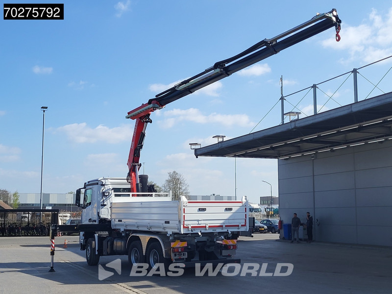 Mercedes-Benz Arocs 3348 6X4 Fasi F195A.2.24 Kran 3 sided tipper 9m3 Big-Axle Navi Euro 6 - Kipper, Autokran: das Bild 2 Mercedes-Benz Arocs 3348 6X4 Fasi F195A.2.24 Kran 3 sided tipper 9m3 Big-Axle Navi Euro 6 - Kipper, Autokran: das Bild 2