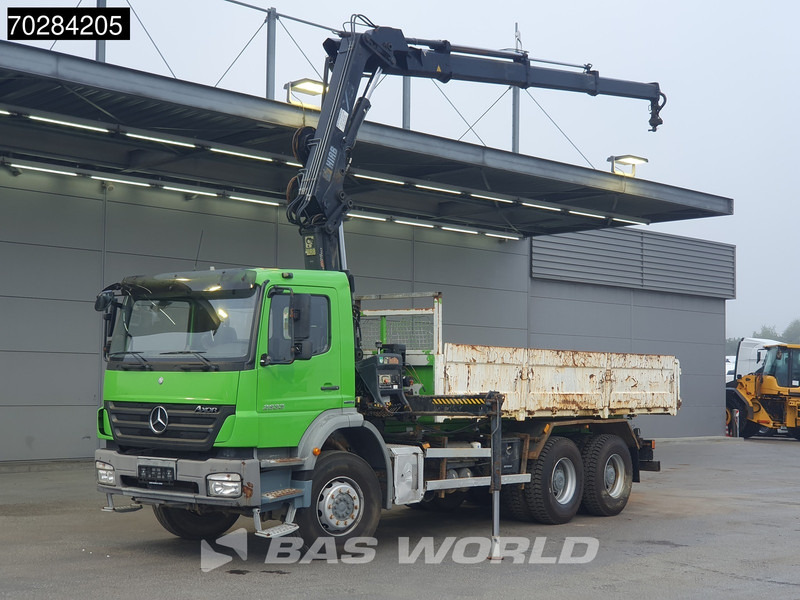Mercedes-Benz Axor 2633 6X4 HIAB 144 ES-3 Kran Crane Manual Big-Axle Steelsuspension Euro 4 - Kipper, Autokran: das Bild 3 Mercedes-Benz Axor 2633 6X4 HIAB 144 ES-3 Kran Crane Manual Big-Axle Steelsuspension Euro 4 - Kipper, Autokran: das Bild 3