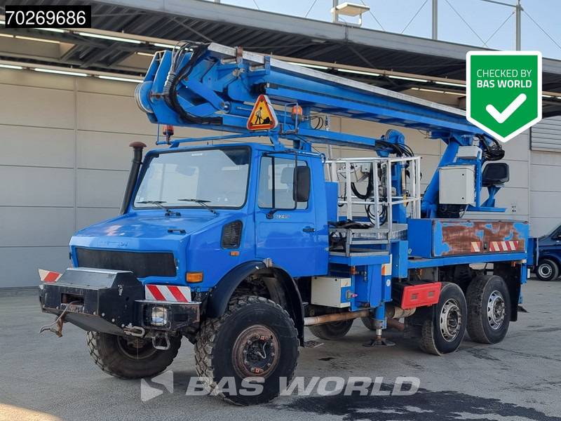 Mercedes-Benz Unimog 6X6 Unimog Engin EGI TP 226 hubarbeitsbühne Manual Euro 2 - Autokran: das Bild 1 Mercedes-Benz Unimog 6X6 Unimog Engin EGI TP 226 hubarbeitsbühne Manual Euro 2 - Autokran: das Bild 1