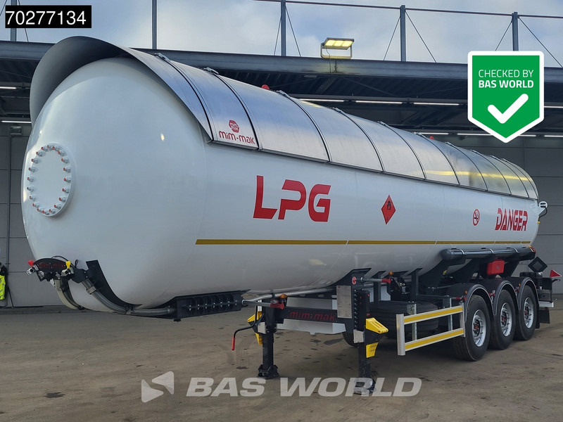 Mim-Mak LPG TRANSPORT TANK 3 axles NEW 48m3 Liftachse Gas ADR - Tankauflieger: das Bild 1 Mim-Mak LPG TRANSPORT TANK 3 axles NEW 48m3 Liftachse Gas ADR - Tankauflieger: das Bild 1