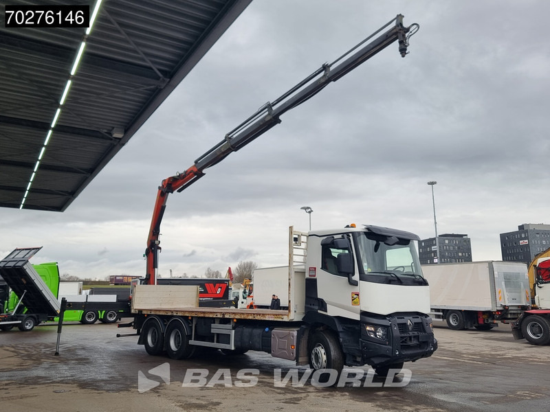Renault C 380 6X4 Palfinger PK18002-EH C Remote Retarder Euro 6 - Pritsche LKW, Autokran: das Bild 3 Renault C 380 6X4 Palfinger PK18002-EH C Remote Retarder Euro 6 - Pritsche LKW, Autokran: das Bild 3