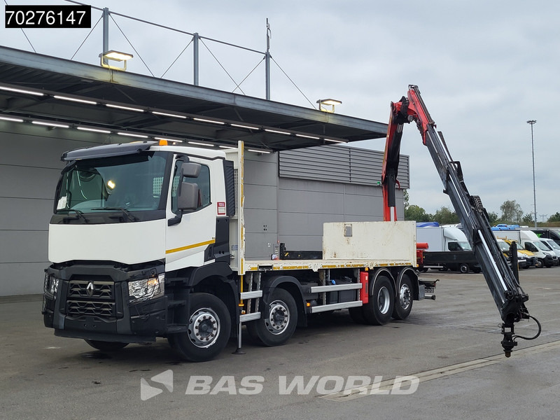 Renault C 380 8X2 Palfinger PK24001K Remote Lenkachse Euro 6 - Pritsche LKW, Autokran: das Bild 3 Renault C 380 8X2 Palfinger PK24001K Remote Lenkachse Euro 6 - Pritsche LKW, Autokran: das Bild 3