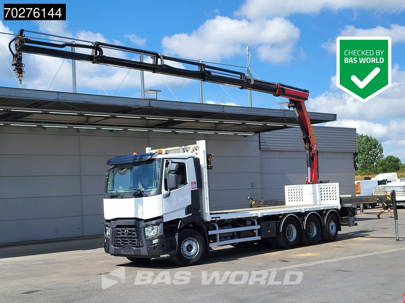 Renault C 380 8X4 Palfinger PK 23001 EH Remote Lift+Lenkachse Euro 6 - Pritsche LKW, Autokran: das Bild 1 Renault C 380 8X4 Palfinger PK 23001 EH Remote Lift+Lenkachse Euro 6 - Pritsche LKW, Autokran: das Bild 1