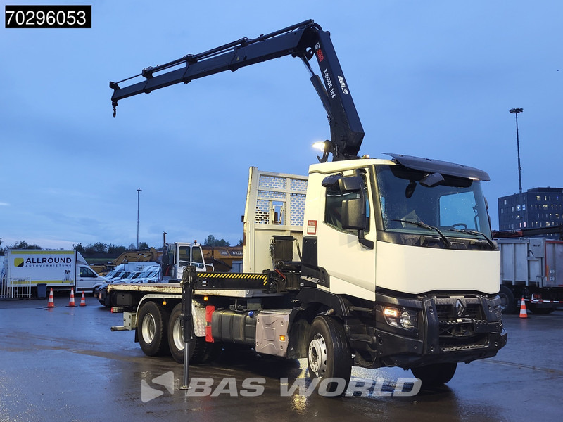 Renault C 430 6X4 HIAB 188 ES-3 X-HIDUO Crane Retarder Steelsuspension Big-Axle Euro 6 - Pritsche LKW, Autokran: das Bild 3 Renault C 430 6X4 HIAB 188 ES-3 X-HIDUO Crane Retarder Steelsuspension Big-Axle Euro 6 - Pritsche LKW, Autokran: das Bild 3