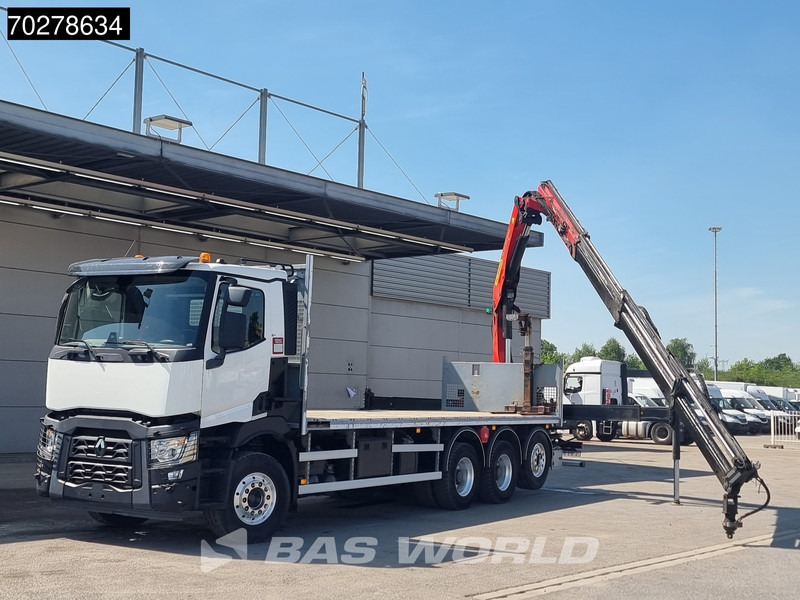 Renault C 480 8X4 Palfinger 24.001 SLD5 Kran Crane Lift-Lenkachse Euro 6 - Pritsche LKW, Autokran: das Bild 5 Renault C 480 8X4 Palfinger 24.001 SLD5 Kran Crane Lift-Lenkachse Euro 6 - Pritsche LKW, Autokran: das Bild 5