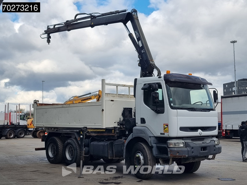 Renault Kerax 360 6X4 Hiab 144 B-2 Hiduo Kran Manual Big-Axle Steelsuspension Euro 3 - Kipper, Autokran: das Bild 3 Renault Kerax 360 6X4 Hiab 144 B-2 Hiduo Kran Manual Big-Axle Steelsuspension Euro 3 - Kipper, Autokran: das Bild 3