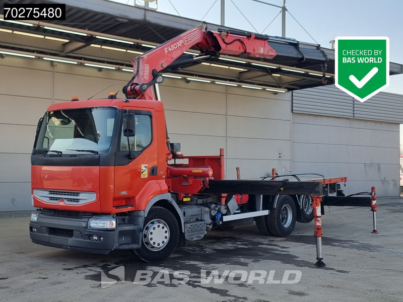 Renault Premium 420 6X2 Fassi F450AXP.22 Kran Crane Lift-axle Manual Euro 3 - Pritsche LKW, Autokran: das Bild 1 Renault Premium 420 6X2 Fassi F450AXP.22 Kran Crane Lift-axle Manual Euro 3 - Pritsche LKW, Autokran: das Bild 1