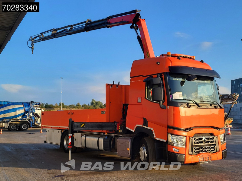 Renault T 380 4X2 Palfinger PK18002-EH Kran Crane Retarder Standklima Euro 6 - Pritsche LKW, Autokran: das Bild 3 Renault T 380 4X2 Palfinger PK18002-EH Kran Crane Retarder Standklima Euro 6 - Pritsche LKW, Autokran: das Bild 3