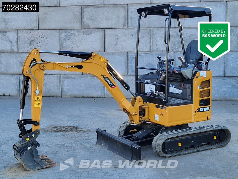 Sany SY18U - Minibagger: das Bild 1 Sany SY18U - Minibagger: das Bild 1