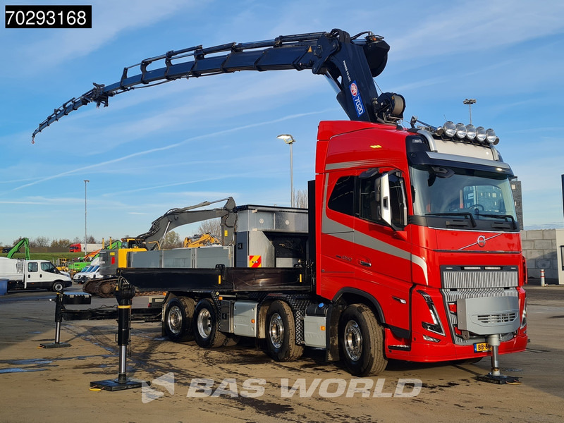 Volvo FH16 650 FH16 8X2 Tractorhead HMF 7020K-RCS Crane + Fly-Jib Lift+Steering Axle Navi ACC - Sattelzugmaschine: das Bild 3 Volvo FH16 650 FH16 8X2 Tractorhead HMF 7020K-RCS Crane + Fly-Jib Lift+Steering Axle Navi ACC - Sattelzugmaschine: das Bild 3