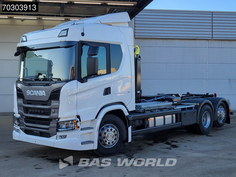 Scania G 460 6X2 NEW! 20tons HIAB Containersystem Lift+Steering Axle Automatic Retarder Euro 6 - Abrollkipper: das Bild 3 Scania G 460 6X2 NEW! 20tons HIAB Containersystem Lift+Steering Axle Automatic Retarder Euro 6 - Abrollkipper: das Bild 3
