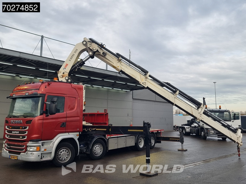 Scania G450 8X2 NL-Truck Hiab X-HIPRO 1058EP-6 Kran Front stab Retarder Euro 6 - Pritsche LKW, Autokran: das Bild 5 Scania G450 8X2 NL-Truck Hiab X-HIPRO 1058EP-6 Kran Front stab Retarder Euro 6 - Pritsche LKW, Autokran: das Bild 5
