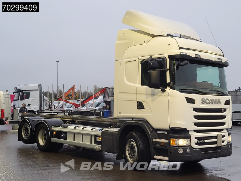 Scania G450 G 6X2 Full air suspension Automatic Lift+steering Axle Euro 6 - Containerwagen/ Wechselfahrgestell LKW: das Bild 3 Scania G450 G 6X2 Full air suspension Automatic Lift+steering Axle Euro 6 - Containerwagen/ Wechselfahrgestell LKW: das Bild 3