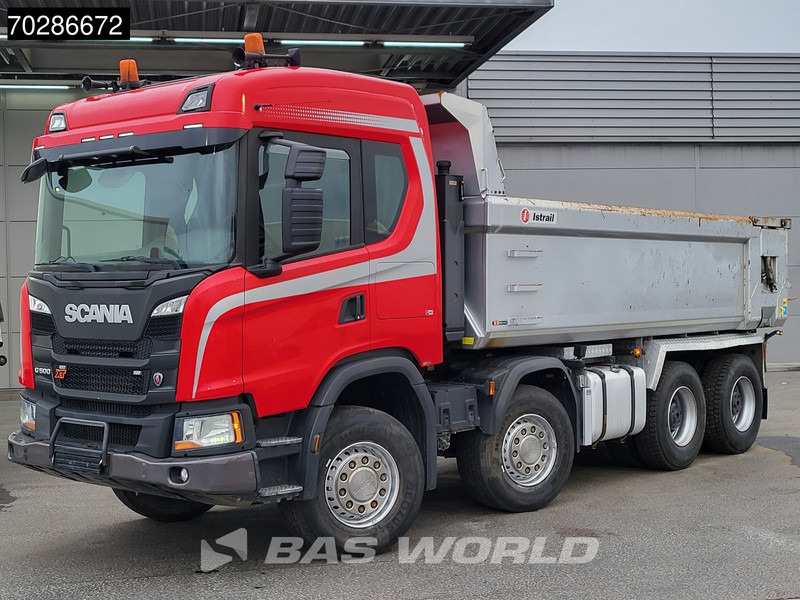 Scania G500 G 8X4 15m3 Istrail Tipper Retarder 3-Pedals Steel suspension Big-Axle Navi Euro 6 - Kipper: das Bild 5 Scania G500 G 8X4 15m3 Istrail Tipper Retarder 3-Pedals Steel suspension Big-Axle Navi Euro 6 - Kipper: das Bild 5