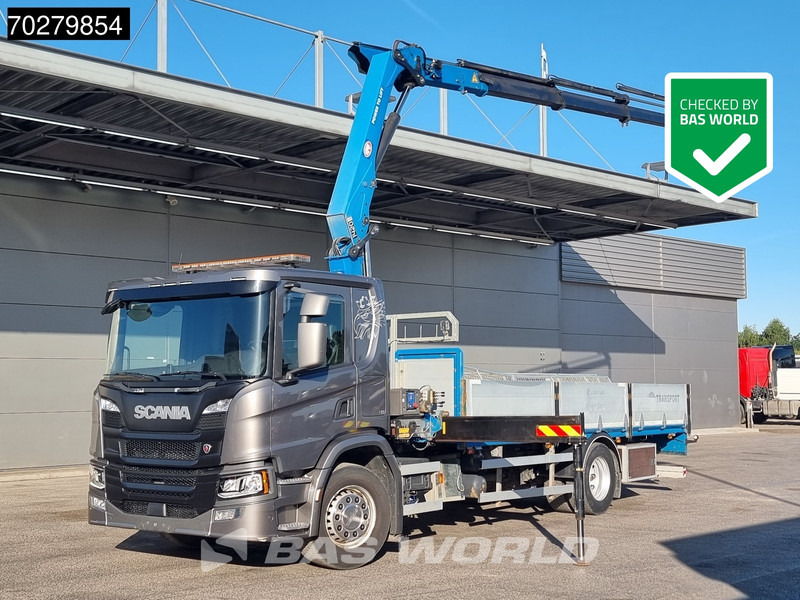 Scania P280 4X2 HMF 1420K-RC Kran Crane Automatic Euro 6 - Pritsche LKW, Autokran: das Bild 1 Scania P280 4X2 HMF 1420K-RC Kran Crane Automatic Euro 6 - Pritsche LKW, Autokran: das Bild 1