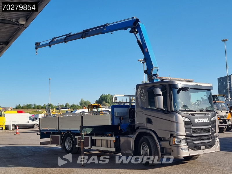 Scania P280 4X2 HMF 1420K-RC Kran Crane Automatic Euro 6 - Pritsche LKW, Autokran: das Bild 3 Scania P280 4X2 HMF 1420K-RC Kran Crane Automatic Euro 6 - Pritsche LKW, Autokran: das Bild 3