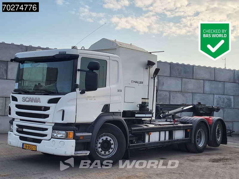 Scania P280 6X2 NL-Truck Allison Retarder Lift+Lenkachse Haller SeitenLader - Abrollkipper: das Bild 1 Scania P280 6X2 NL-Truck Allison Retarder Lift+Lenkachse Haller SeitenLader - Abrollkipper: das Bild 1