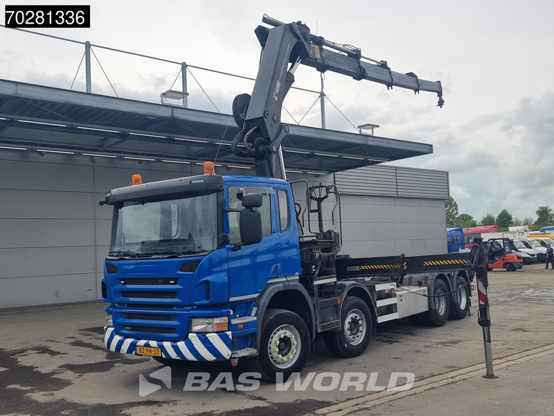 Scania P420 8X2 NL-Truck Hiab 377EP-4 Hipro Kran + Transcom TRC28S Euro 5 - Abrollkipper, Autokran: das Bild 5 Scania P420 8X2 NL-Truck Hiab 377EP-4 Hipro Kran + Transcom TRC28S Euro 5 - Abrollkipper, Autokran: das Bild 5
