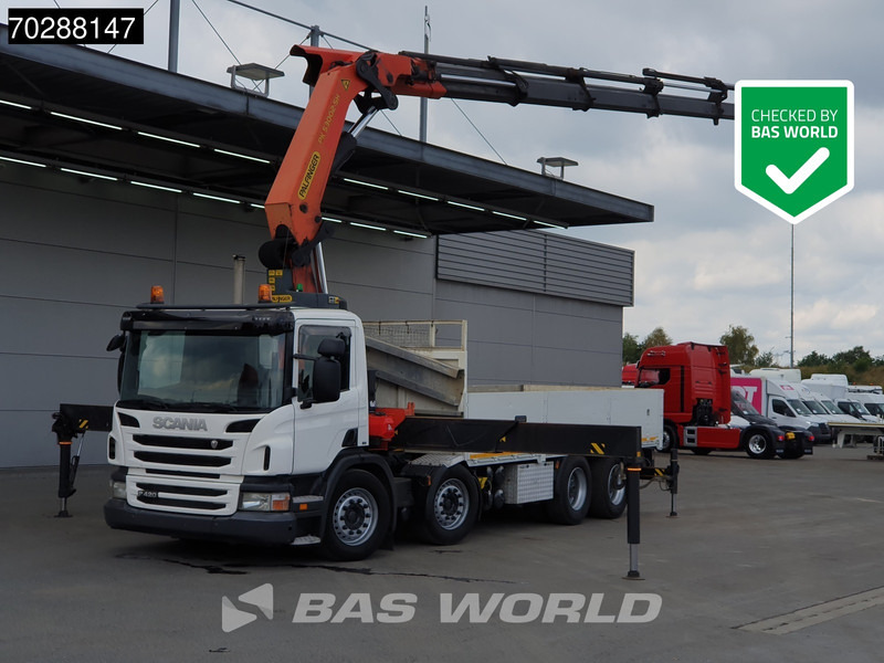 Scania P420 8X4 Palfinger PK 53002-SH Crane Lift+steering Manual Big-Axle Euro 5 - Pritsche LKW, Autokran: das Bild 1 Scania P420 8X4 Palfinger PK 53002-SH Crane Lift+steering Manual Big-Axle Euro 5 - Pritsche LKW, Autokran: das Bild 1
