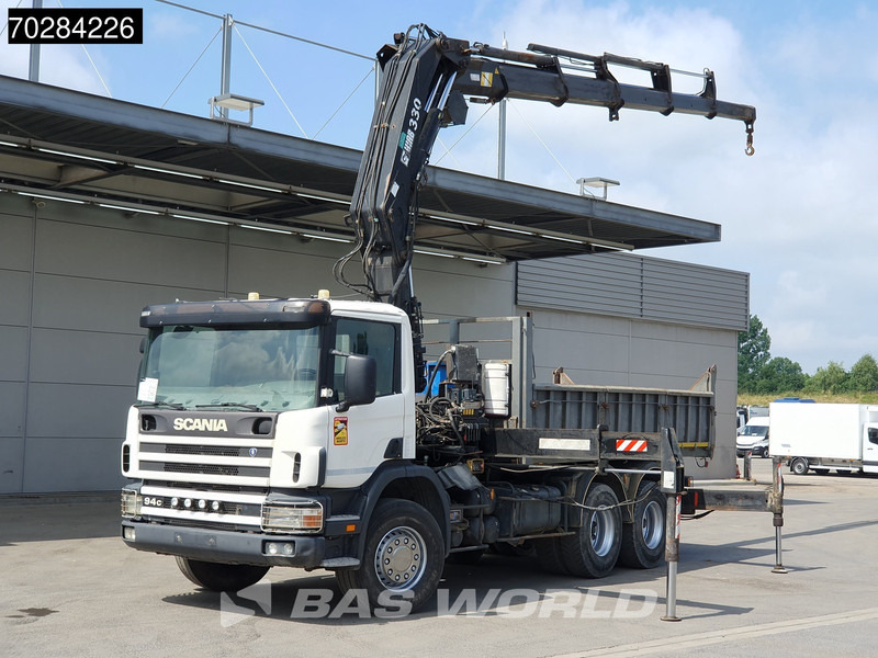 Scania P94 6X4 Hiab 330-4 Kran Crane 9m3 tipper Manual Steelsuspension Euro 3 - Kipper, Autokran: das Bild 2 Scania P94 6X4 Hiab 330-4 Kran Crane 9m3 tipper Manual Steelsuspension Euro 3 - Kipper, Autokran: das Bild 2