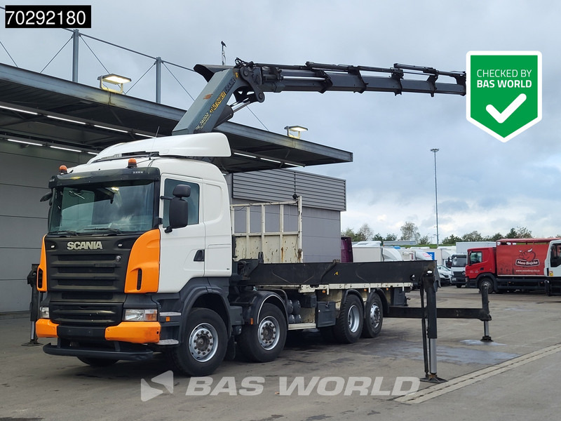 Scania R420 8X2 Palfinger PK74002 Kran Crane Retarder Lift-Steering Axle Euro 4 - Pritsche LKW, Autokran: das Bild 1 Scania R420 8X2 Palfinger PK74002 Kran Crane Retarder Lift-Steering Axle Euro 4 - Pritsche LKW, Autokran: das Bild 1