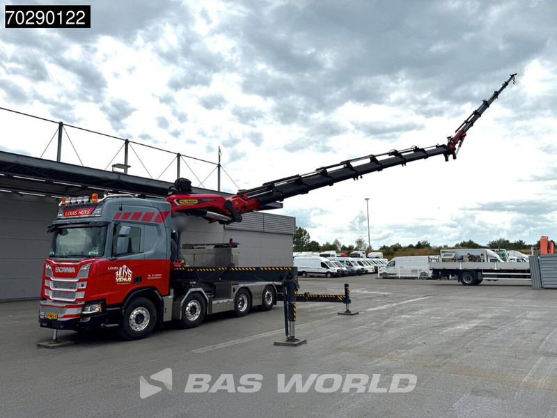 Scania R500 8X2 NL-Truck Palfinger PK165002 TEC 7 Crane Winch Fly-Jib Retarder Lift+steering - Pritsche LKW, Autokran: das Bild 3 Scania R500 8X2 NL-Truck Palfinger PK165002 TEC 7 Crane Winch Fly-Jib Retarder Lift+steering - Pritsche LKW, Autokran: das Bild 3