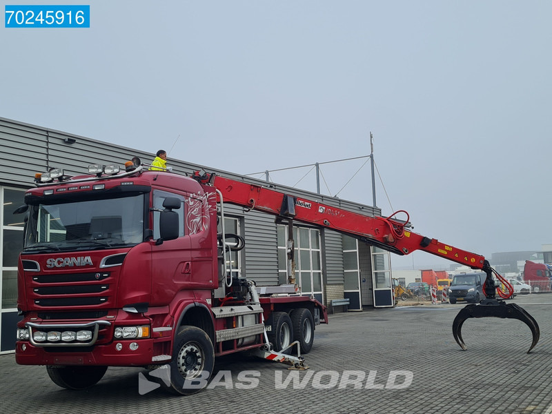 Scania R580 6X4 3-Pedals Jonsered J28505 83 Crane Kran Steel-suspension Retarder Euro 6 - Holztransporter, Autokran: das Bild 5 Scania R580 6X4 3-Pedals Jonsered J28505 83 Crane Kran Steel-suspension Retarder Euro 6 - Holztransporter, Autokran: das Bild 5