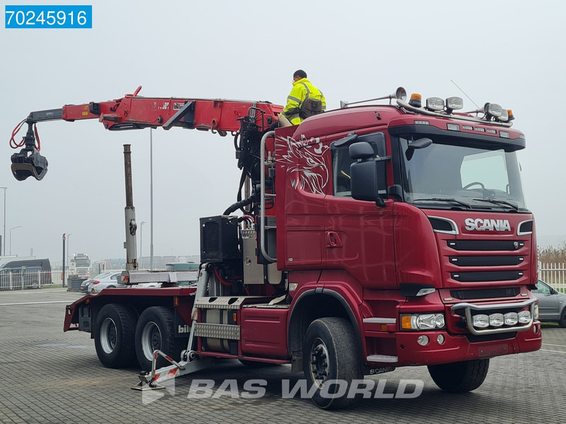 Scania R580 6X4 3-Pedals Jonsered J28505 83 Crane Kran Steel-suspension Retarder Euro 6 - Holztransporter, Autokran: das Bild 3 Scania R580 6X4 3-Pedals Jonsered J28505 83 Crane Kran Steel-suspension Retarder Euro 6 - Holztransporter, Autokran: das Bild 3