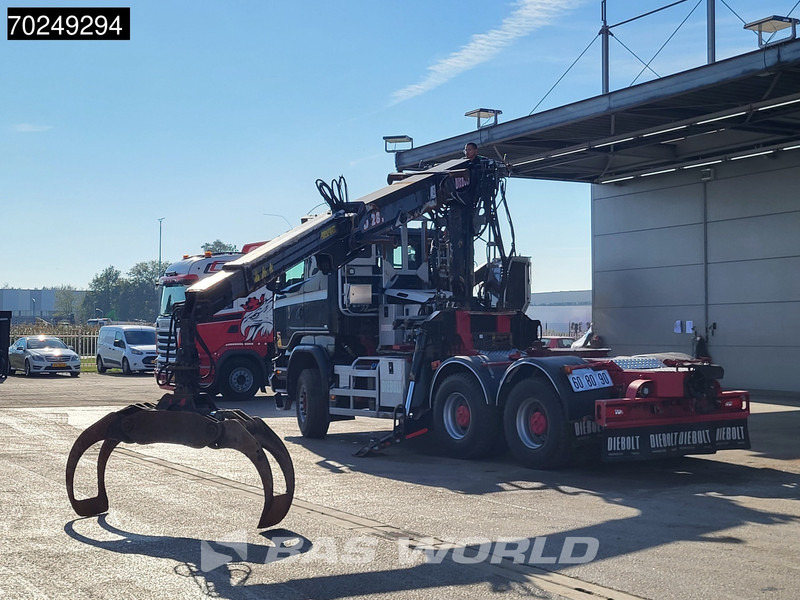 Scania R580 6X4 Holz Kran Diebolt D28 Full-Steel - Holztransporter, Autokran: das Bild 5 Scania R580 6X4 Holz Kran Diebolt D28 Full-Steel - Holztransporter, Autokran: das Bild 5
