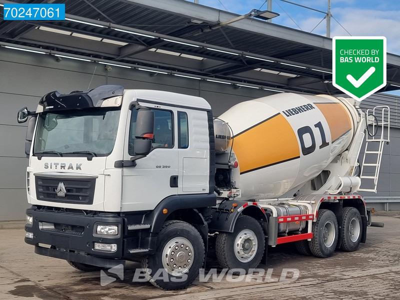 Sitrak G5 350 8X4 NEW! 8m3 Liebherr Mixer Big-Axle Steel Suspension - Fahrmischer: das Bild 1 Sitrak G5 350 8X4 NEW! 8m3 Liebherr Mixer Big-Axle Steel Suspension - Fahrmischer: das Bild 1