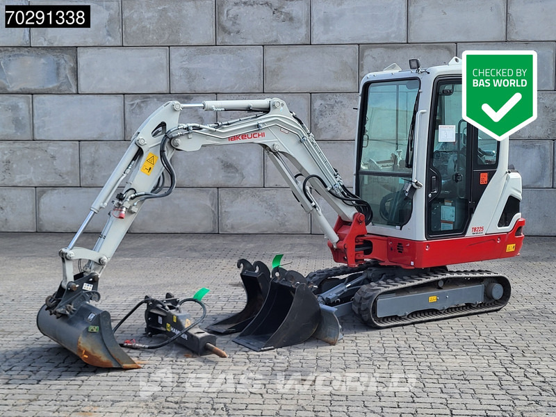 Takeuchi TB225 HAMMER + 3 BUCKETS - Minibagger: das Bild 1 Takeuchi TB225 HAMMER + 3 BUCKETS - Minibagger: das Bild 1