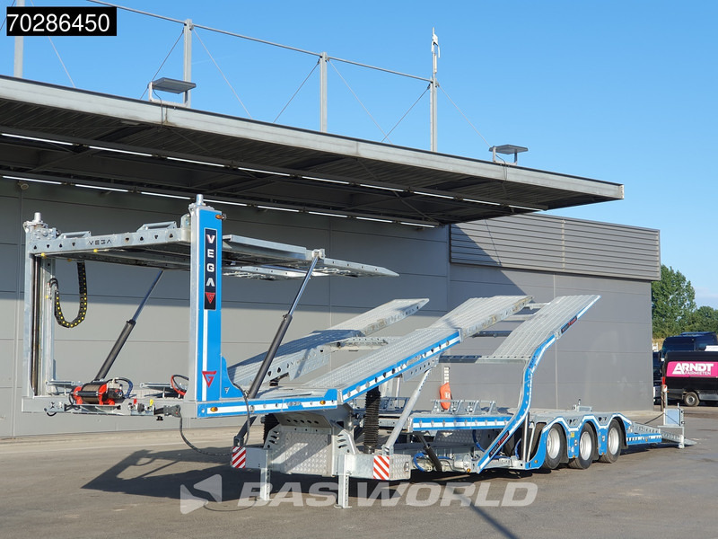 Vega Alphamax 3 axles NEW Galvanized Hydro-electric Winch Lift + Lenkachse - Autotransporter Auflieger: das Bild 3 Vega Alphamax 3 axles NEW Galvanized Hydro-electric Winch Lift + Lenkachse - Autotransporter Auflieger: das Bild 3